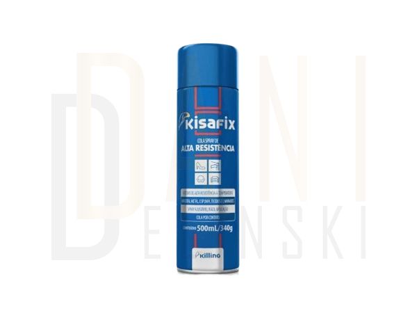 Kisafix Cola Spray - Alta Resistência 1